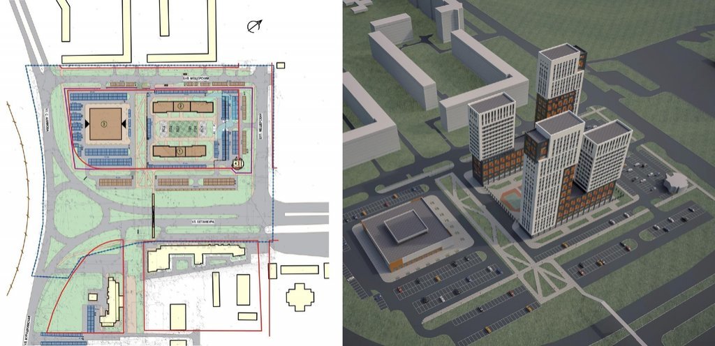 Утвержден проект ЖК с детским садом и магазином на Мещере в Нижнем Новгороде - фото 1