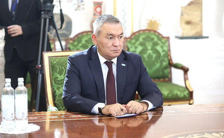 Встреча Председателя Совета Федерации Валентины Матвиенко с Председателем Сената Парламента Республики Казахстан Мауленом Ашимбаевым