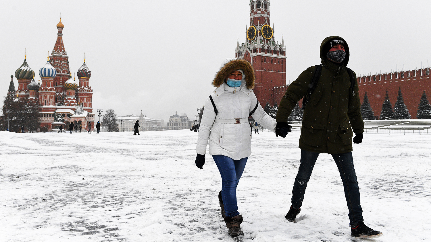 зимняя прогулка по москве
