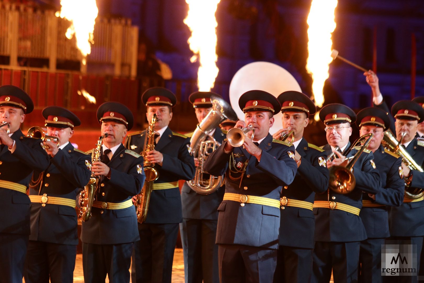 Выступление оркестра штаба Центрального округа войск национальной гвардии