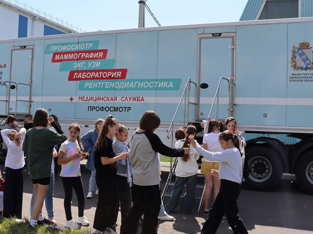 В Курской области специалисты на выезде осмотрели 27 юных спортсменов
