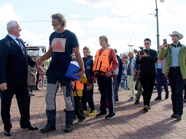 В Архангельске встретили участников экспедиции «Мангазейский морской ход»