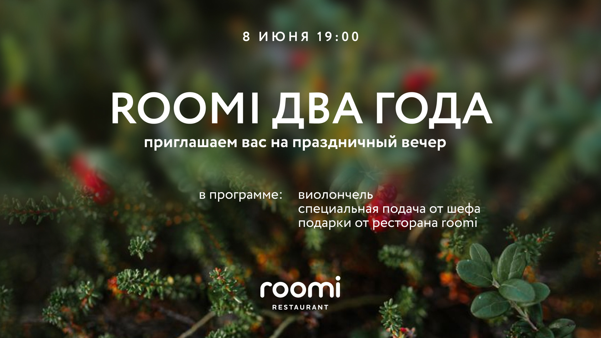 Roomi ресторан северной кухни