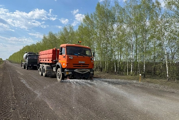 На подъезде к селу Кучки ремонтируют дорогу