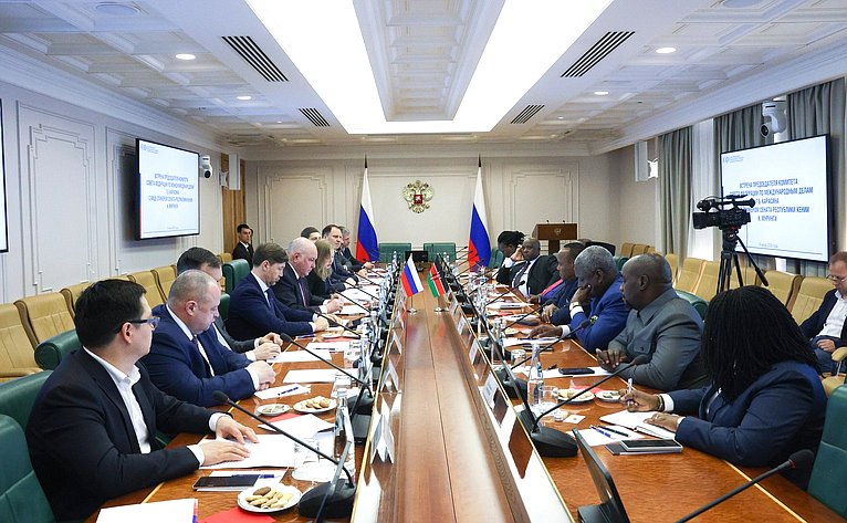 Встреча председателя Комитета СФ по международным делам Григория Карасина с заместителем Председателя Сената Республики Кения Катури Мурунги