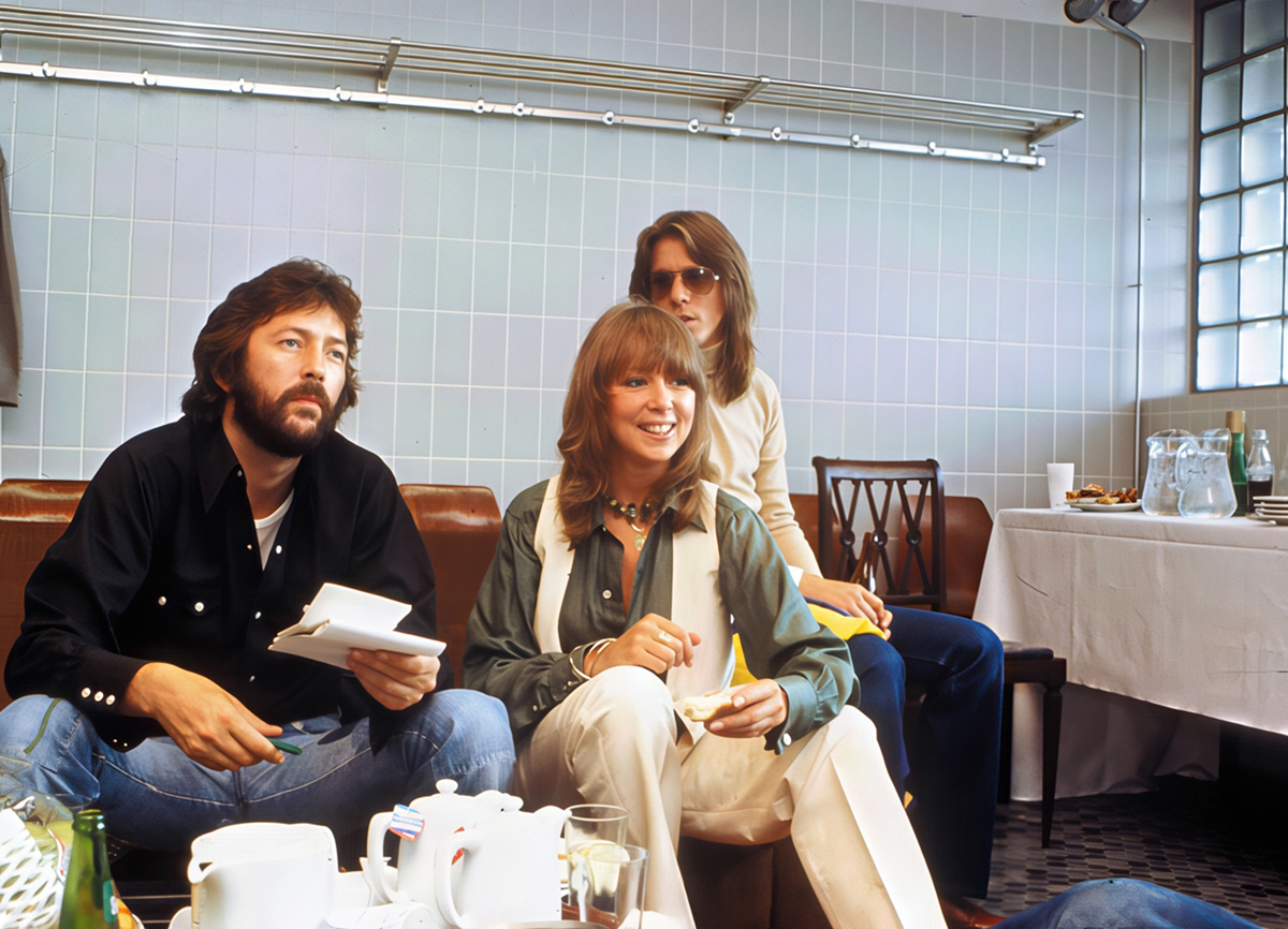 ERIC CLAPTON with Patti Boyd in 1978.