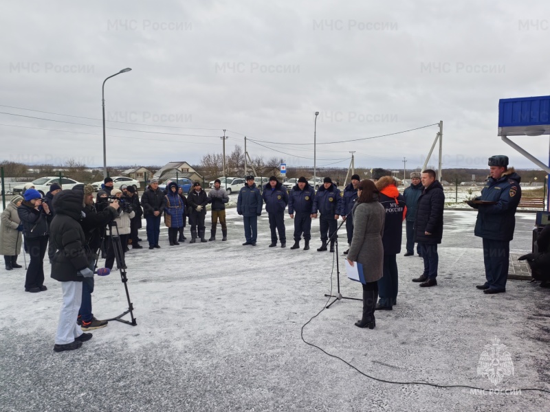 В Белгородской области открыта новая добровольная пожарная команда