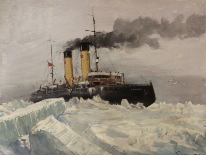 В какой-то момент экспедиции льды оказались сильнее самого мощного ледокола. Фото: Музей Ледокол 