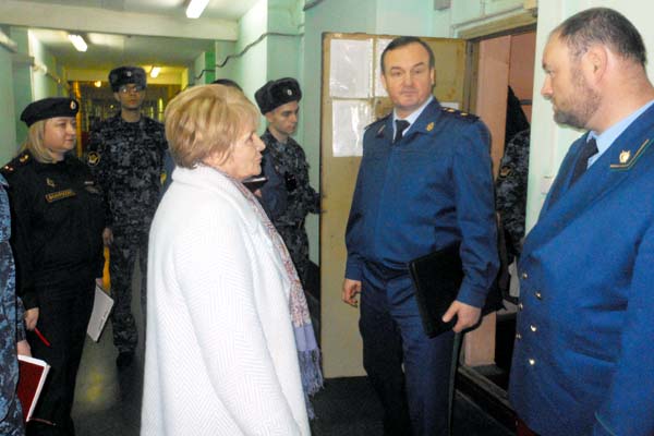 Прокурор Тверской области и Уполномоченный по правам человека в Тверской области проверили соблюдение законности в СИЗО-1 УФСИН России по Тверской области