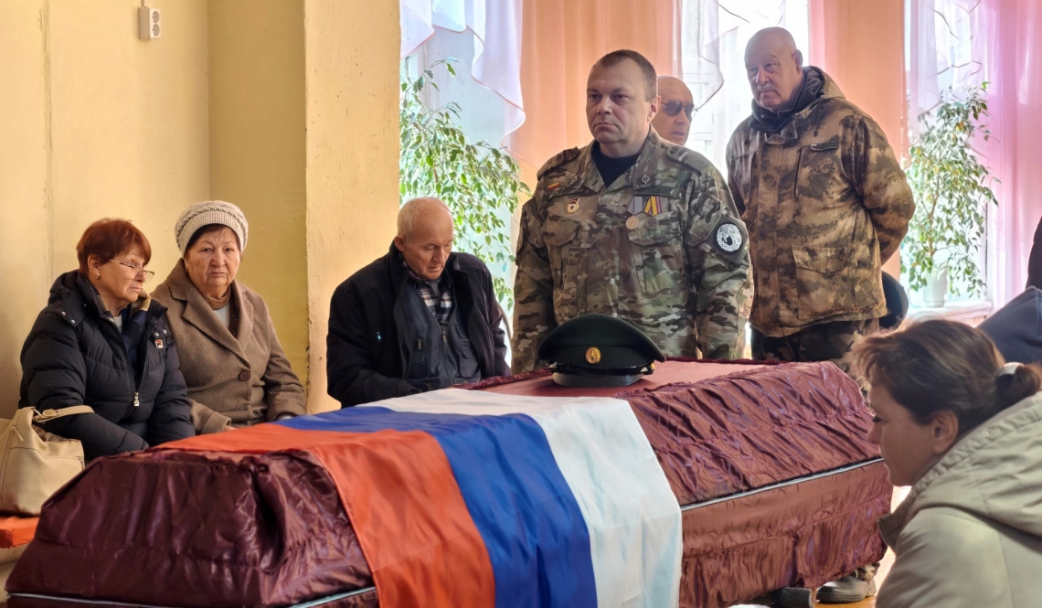 Жизнь короткая, судьба тяжелая. В Красногвардейском похоронили молодого воина