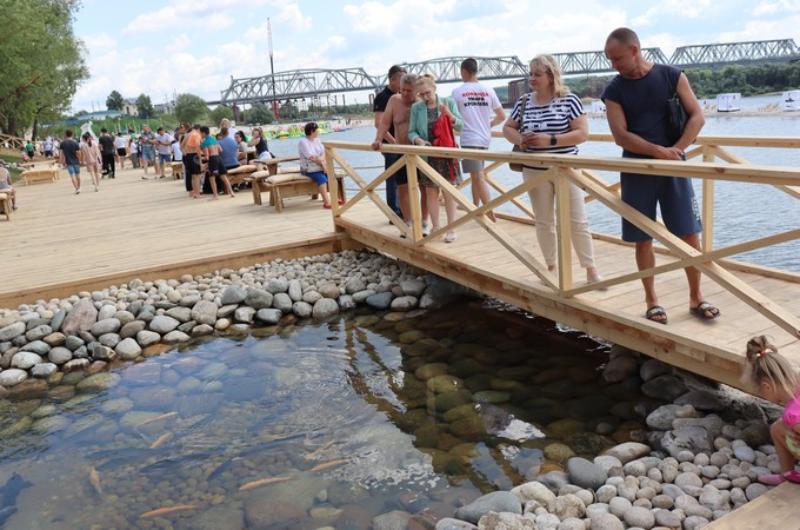 Пляж московская область серпухов фото Новый пляж в Серпухове поразил отдыхающих возможностями Регионы Селдон Новости