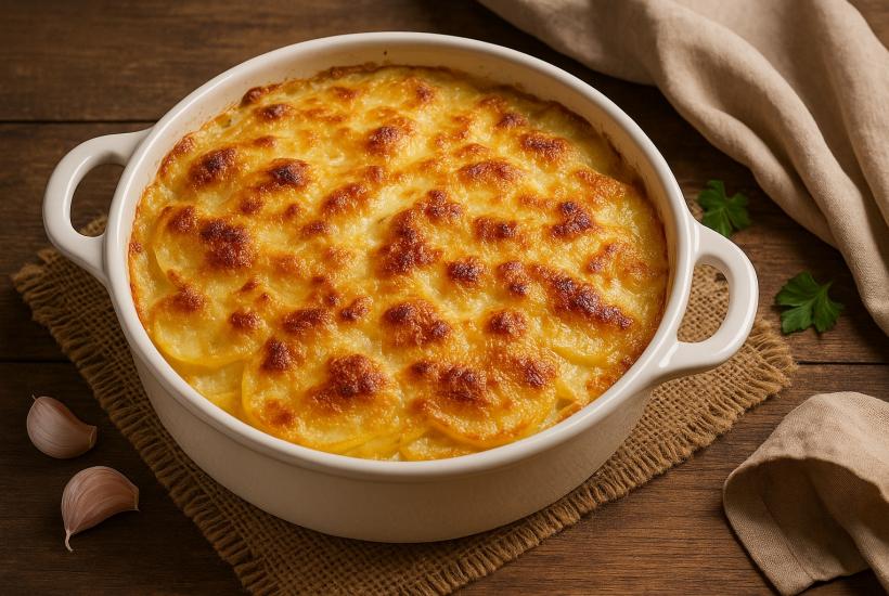 Гратен из картофеля и сливок