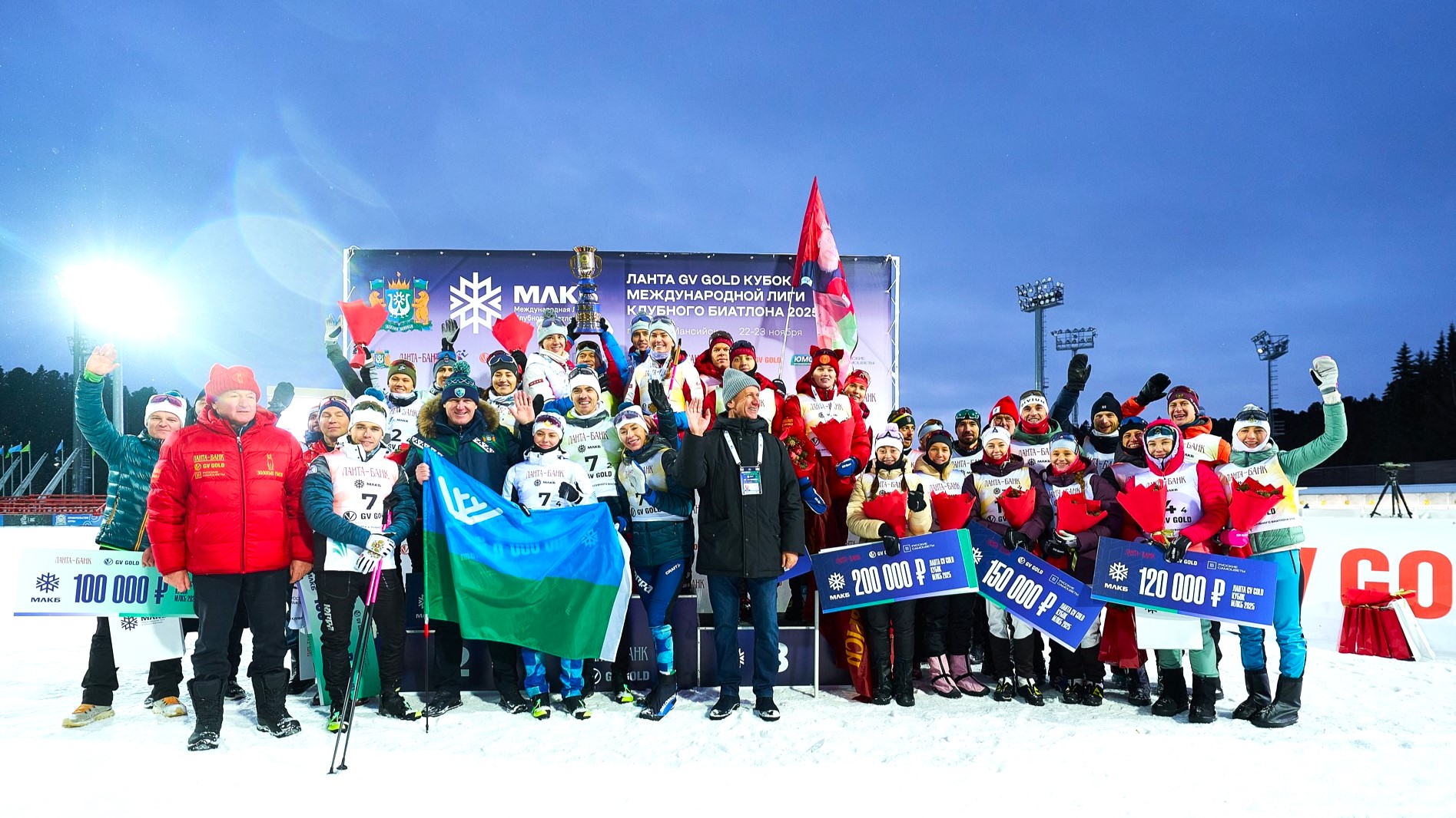 Югорские спортсмены завоевали три медали на Кубке Международной лиги клубного биатлона