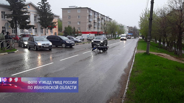 За праздники в Иванове произошло 8 аварий с мопедами и мотоциклами