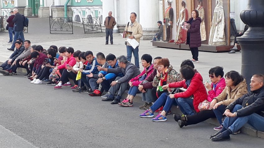 Туристы из Китая