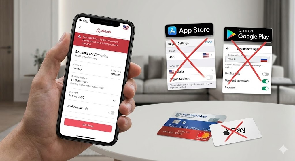 Как оплатить бронирование на Airbnb из России: методы оплаты жилья в 2025
