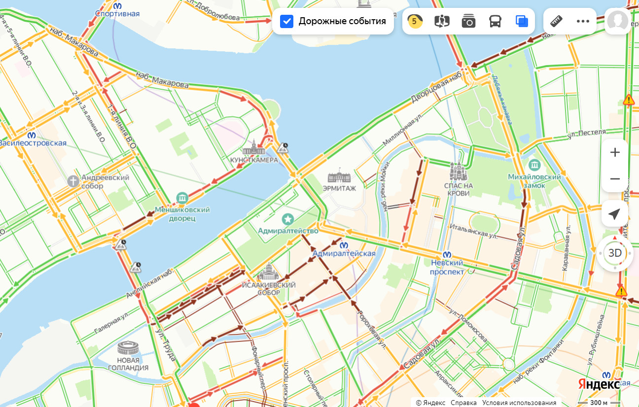 Пробки на дорогах спб в реальном времени карта онлайн бесплатно без регистрации смотреть