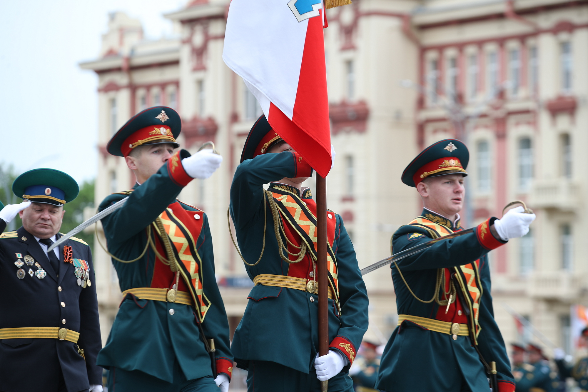 Парад войск Ростовского-на-Дону гарнизона, посвященный 78-й годовщине Победы в Великой Отечественной войне 1941-1945 годов