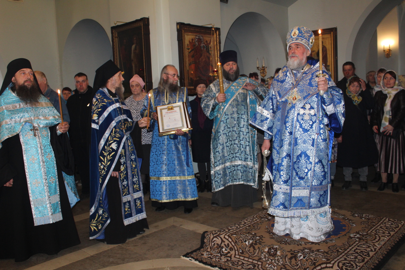 Церковь Благовещенск Пресвятой Богородицы рисунок