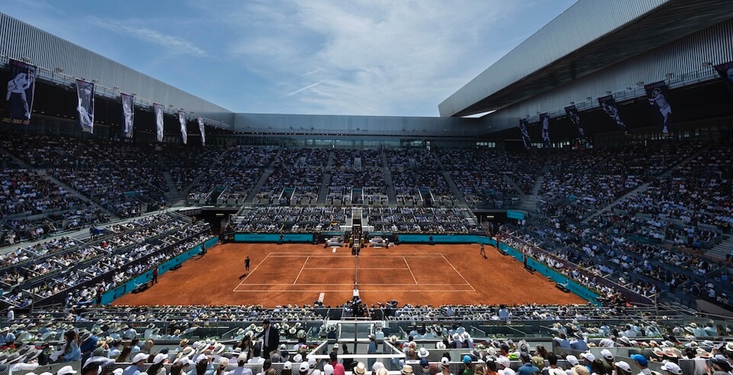 Теннис в Мадриде турнирная сетка. Мастерс Мадрид сетка валорант. Mutua Madrid open Architecture.