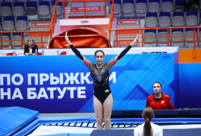 Спортсмены края стали обладателями бронзовой медали чемпионата России по прыжкам на батуте в Хабаровске