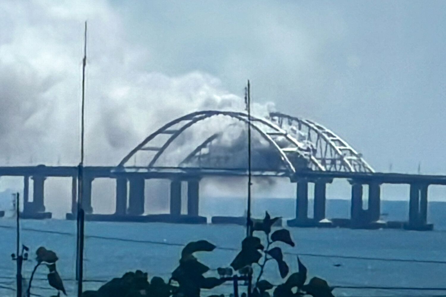 Ракеты на крымский мост. Атака над Керчью.