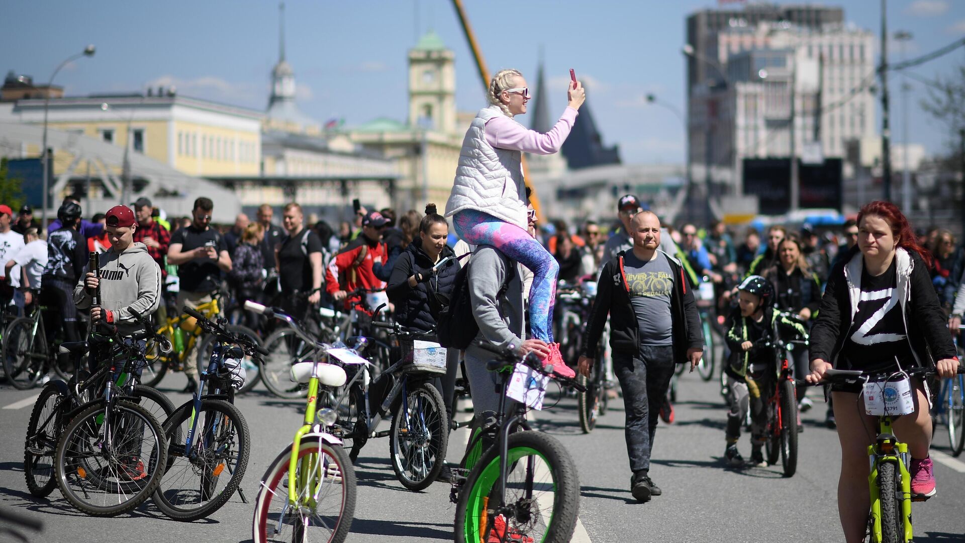 Фото велопарад москва