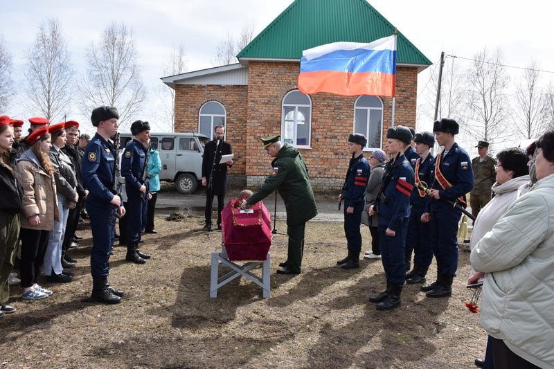 В Ульяновской области перезахоронили останки красноармейца