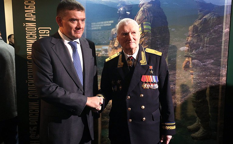 Николай Журавлёв принял участие в церемонии открытия выставки «Группа «Альфа». Первые полвека» в Музее современной истории России