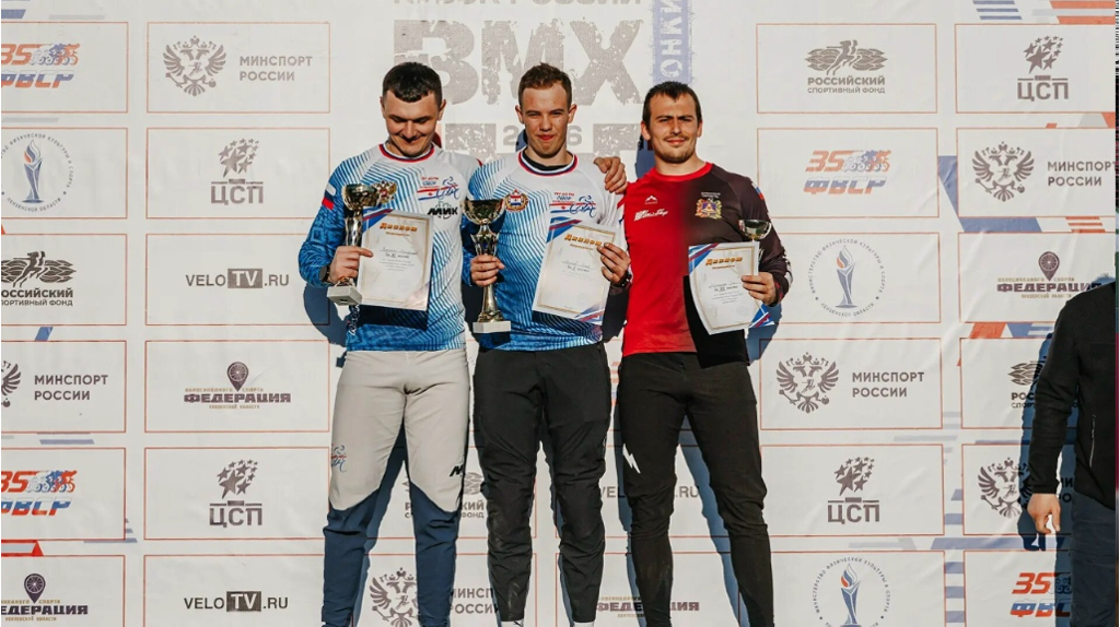 Брянец завоевал бронзу Кубка России по BMX гонкам