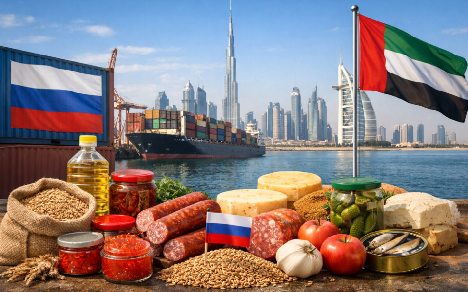 Экспорт продуктов питания в ОАЭ: процедура оформления документов в 2026 г