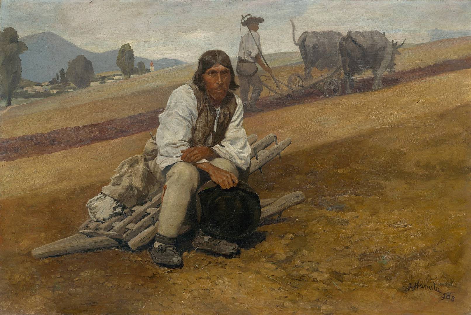 Йозеф Ганула. Родная земля. 1908
