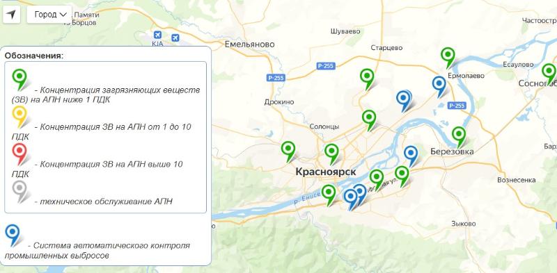 Google карта красноярск