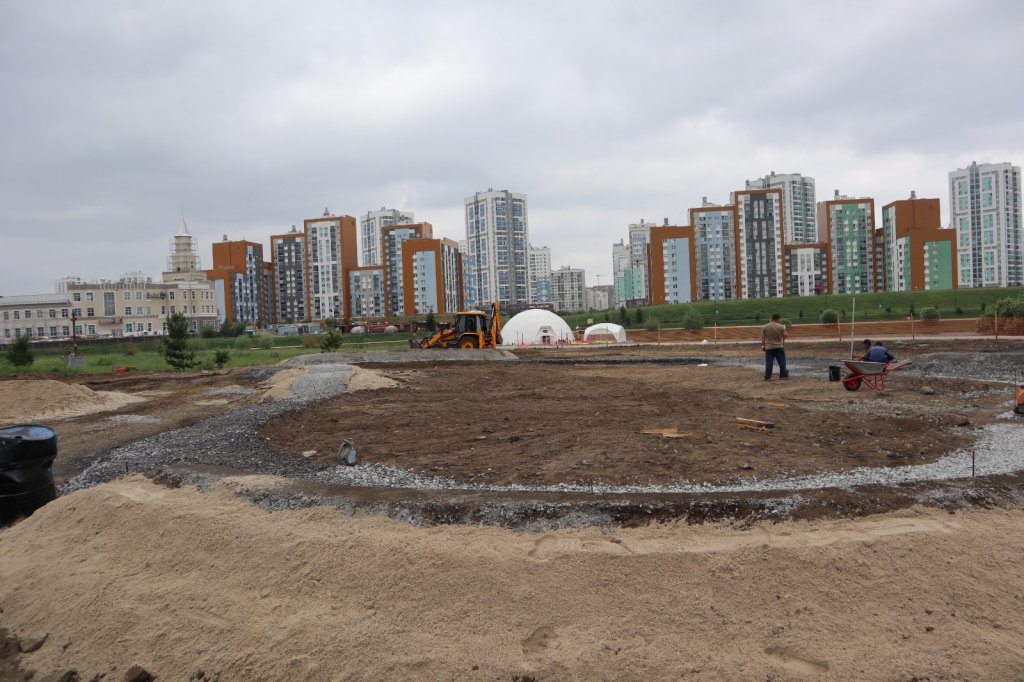 В Преображенском парке начали строить скейт-парк