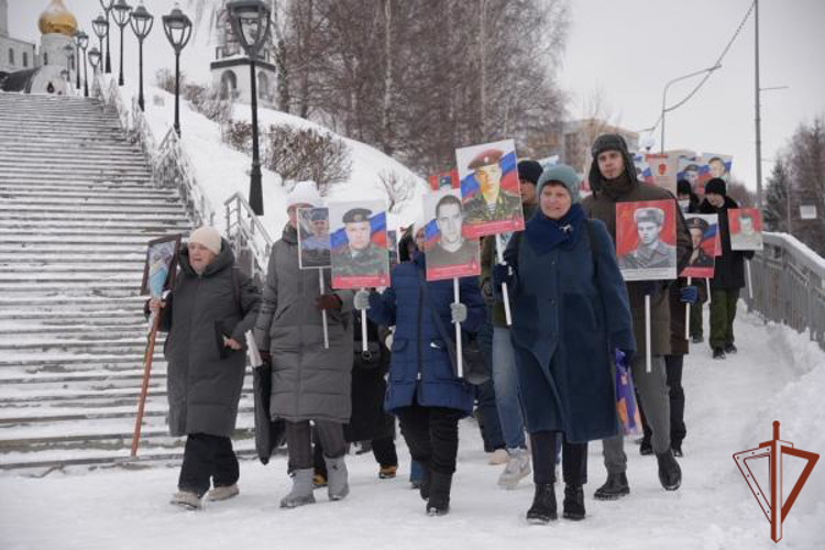 Росгвардия поддержала акцию памяти «Батальон отважных» в Югре