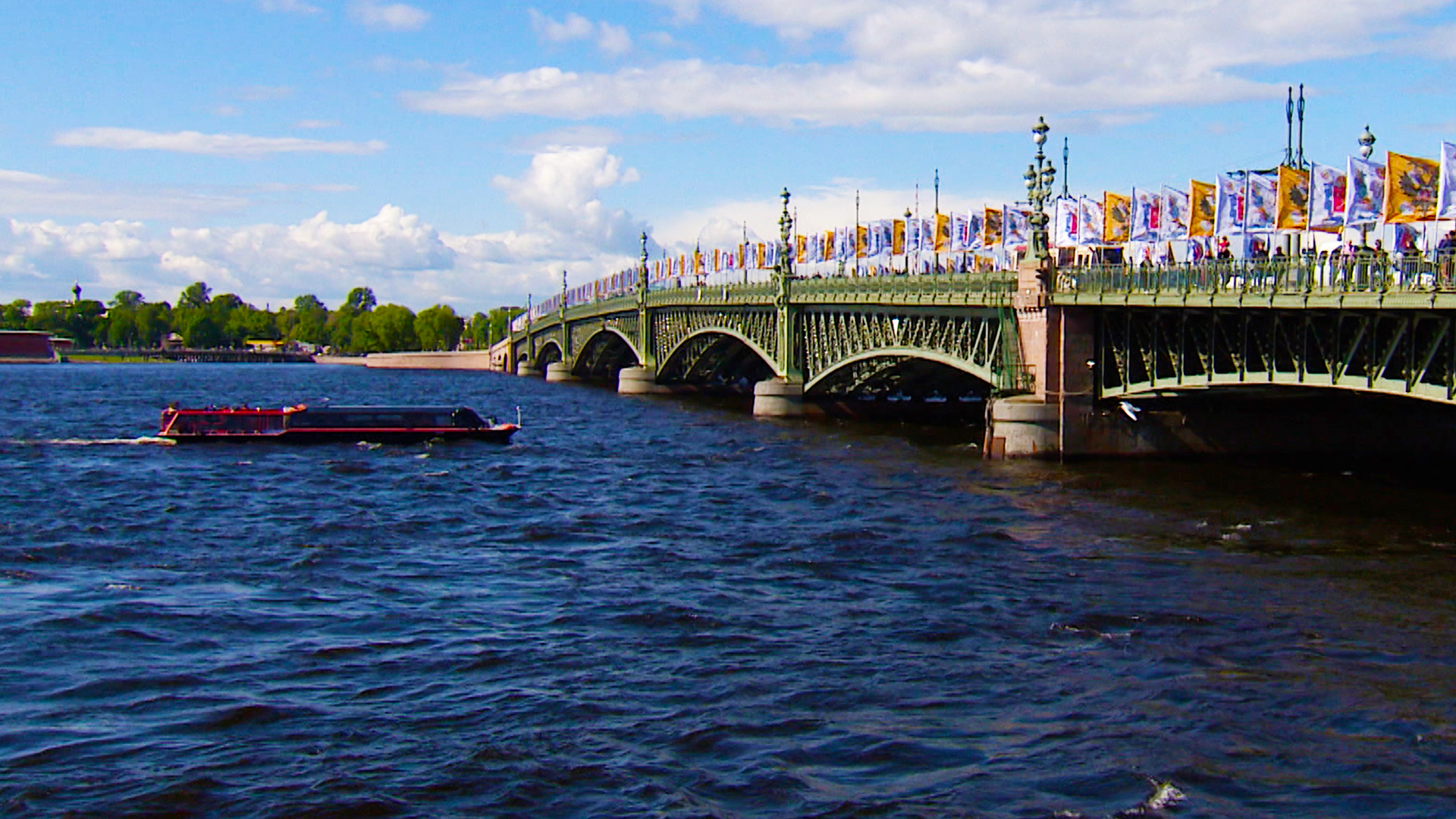 открытие троицкого моста в спб