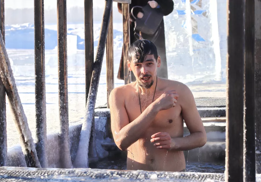 Крестный ход 2024 год. Крещение. 