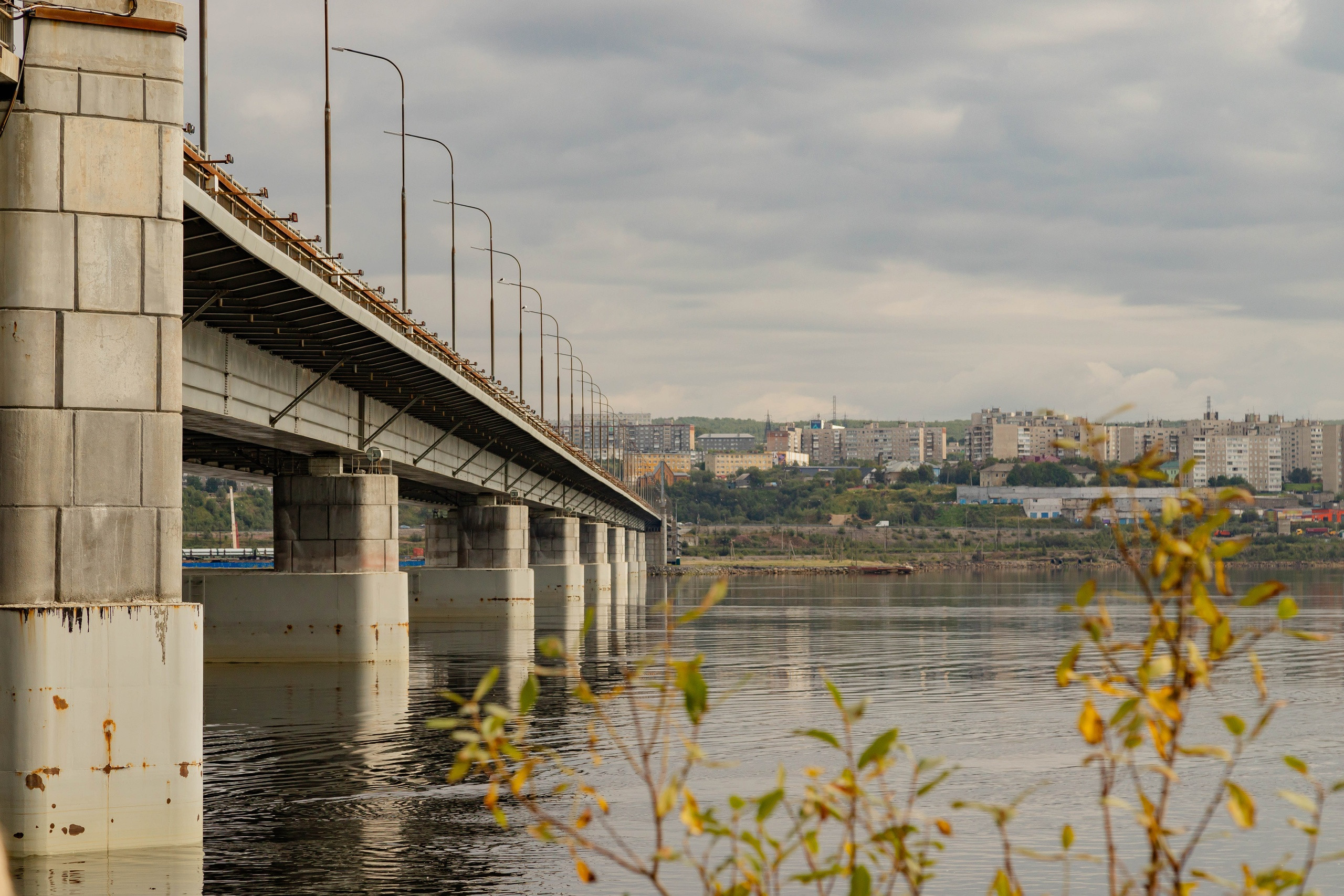 мост через кольский залив в мурманске