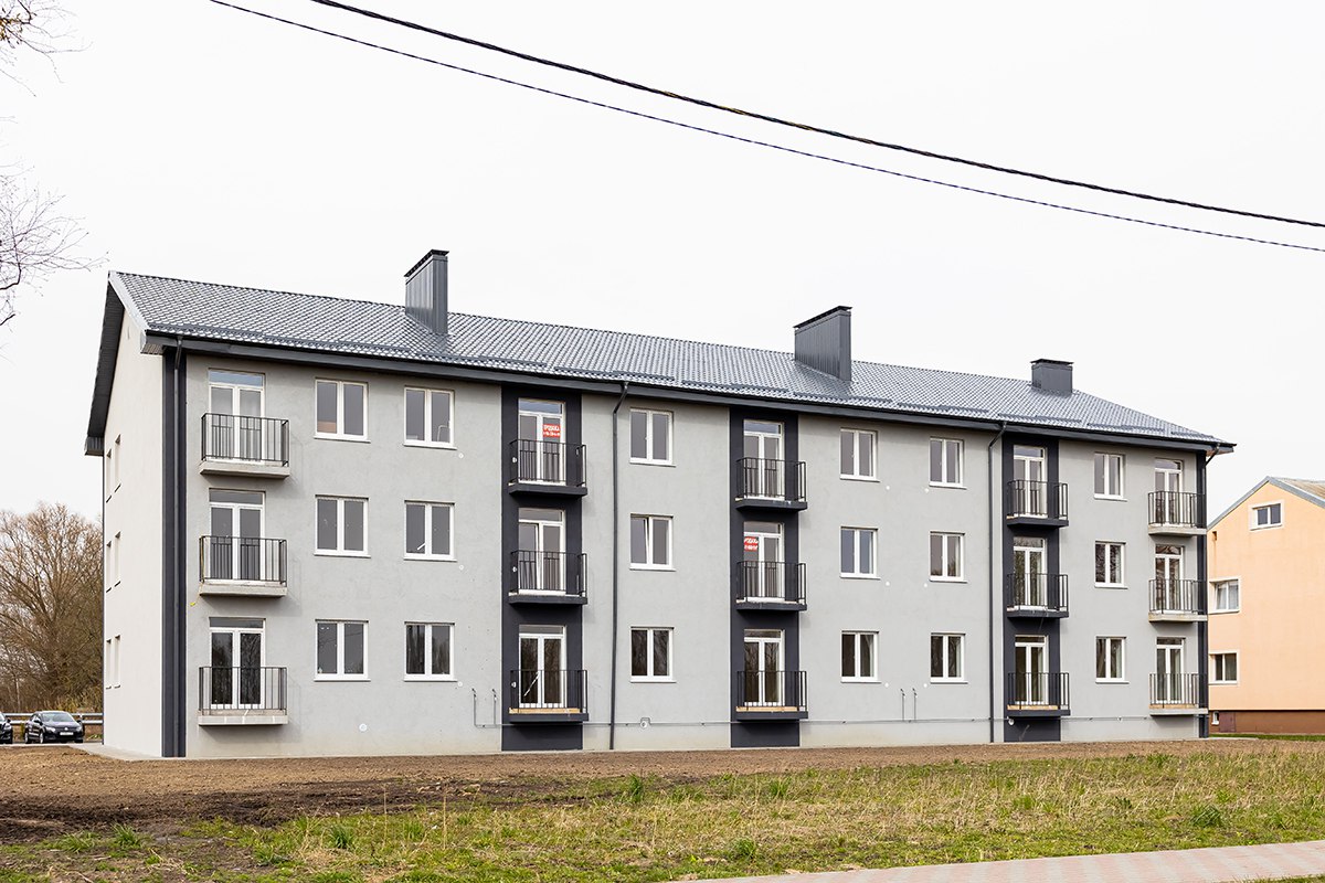 В Люблино Калининградской области жители аварийных домов получили ключи от новых квартир