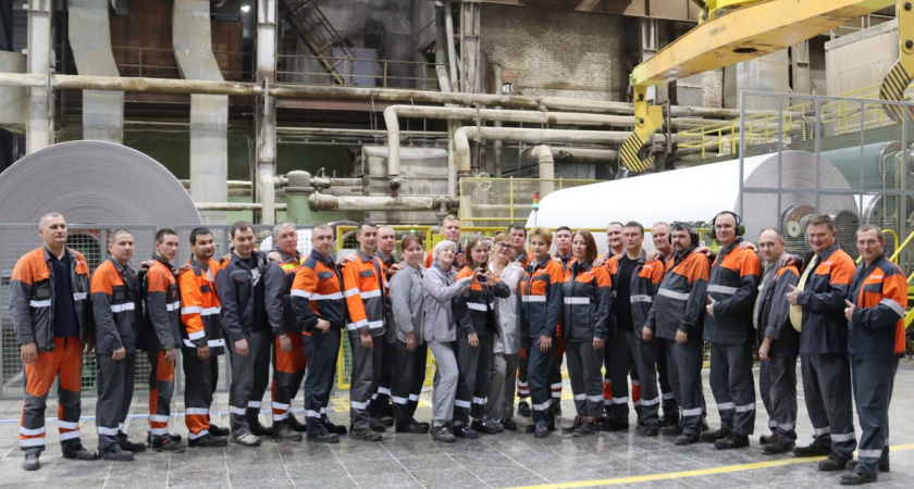 Бумагоделательной машине №15 Сыктывкарского ЛПК исполнилось 40 лет