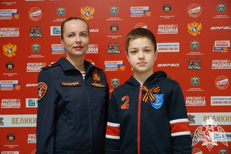 Владислав Третьяк и новгородские росгвардейцы присоединились к всероссийской акции «Георгиевская лента»