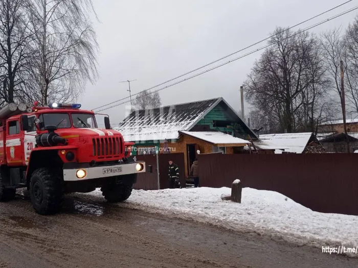 Пожарные ликвидировали возгорание жилого дома в Опочке (ФОТО)