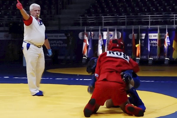 Сотрудник УФСИН России по Чеченской Республике одержал победу на Чемпионате Европы по самбо
