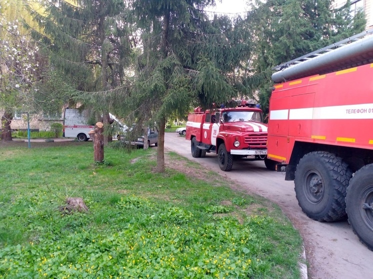 Возле поместья князей Барятинских в Курской области горела квартира