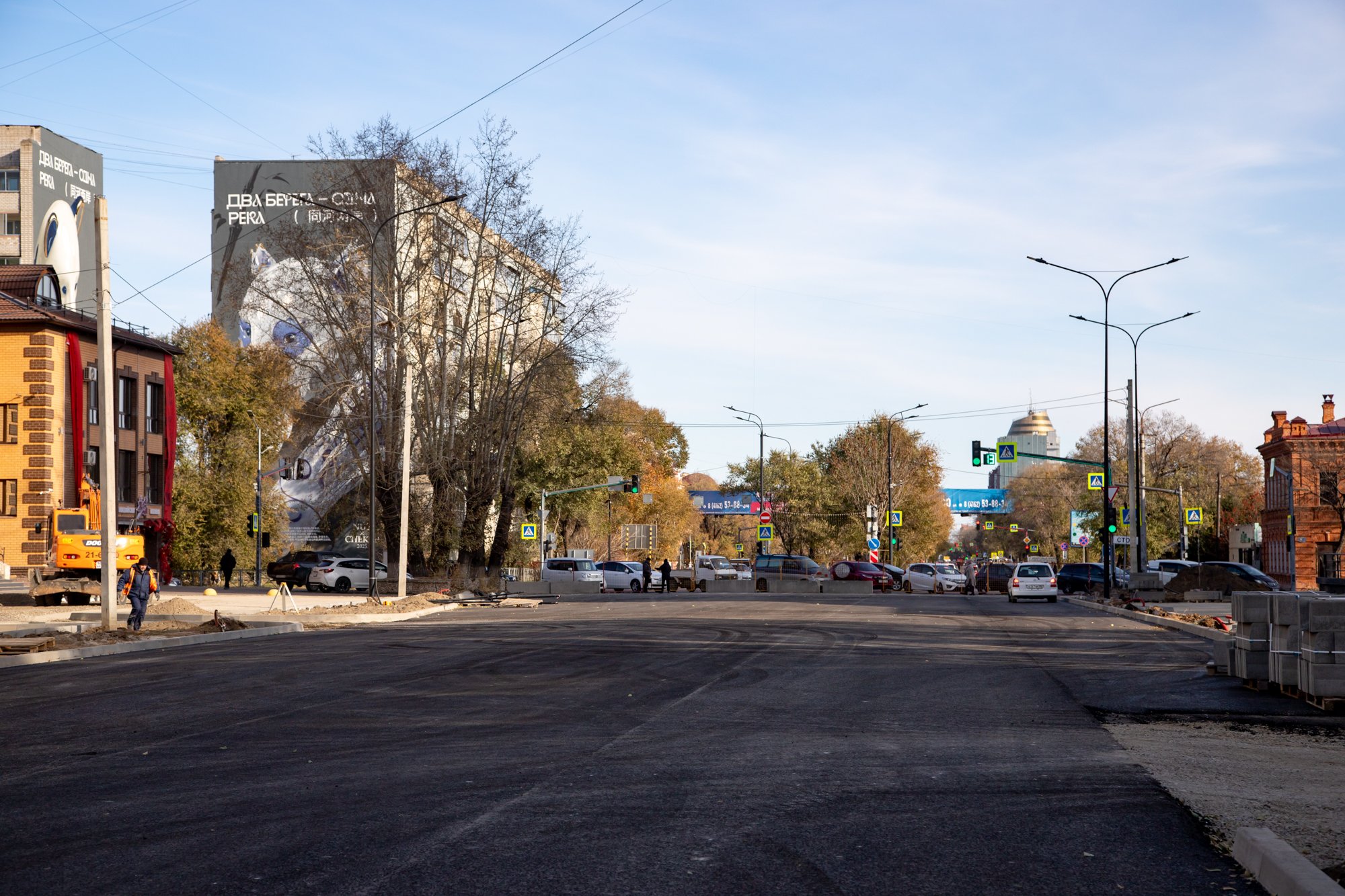 Улица Горького после масштабной реконструкции готовится к открытию: мэр Олег Имамеев рассказал о преображении одной из ключевых магистралей города