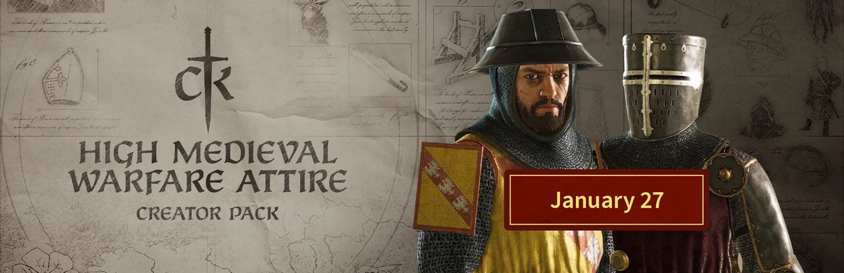 Косметические наборы для Crusader Kings 3 станут доступны 27 января