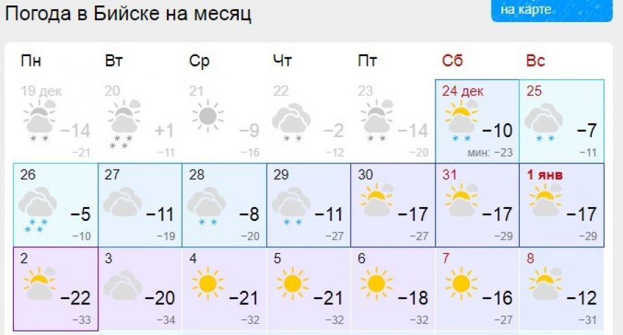 Погода в бийка. Картинка прогноза погоды.