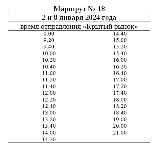 Расписание автобусов 23 мариинск