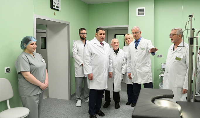 Игорь Руденя оценил качество ремонтных работ в Областной клинической больнице