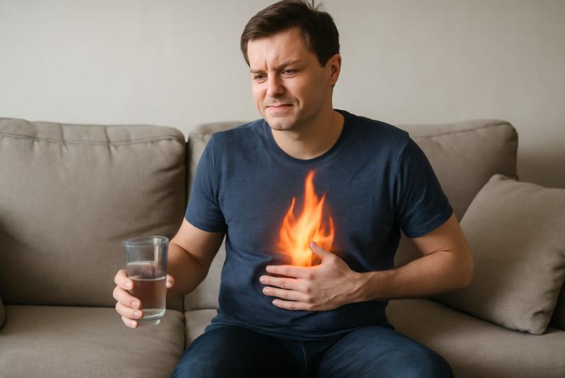 Мужчина с изжогой